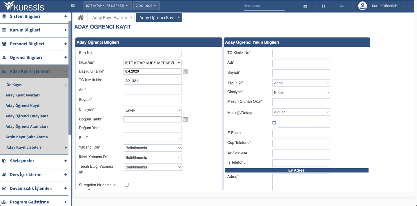 Anmeldung für Studieninteressierte