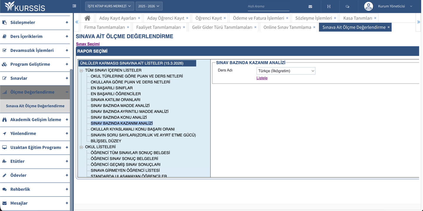 Messung und Bewertung