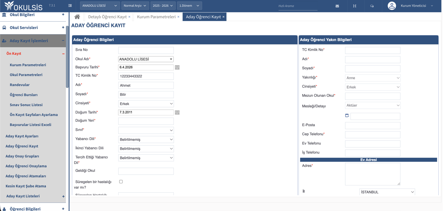 Anmeldung für Studieninteressierte
