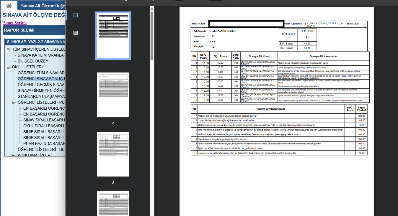 Messung und Bewertung