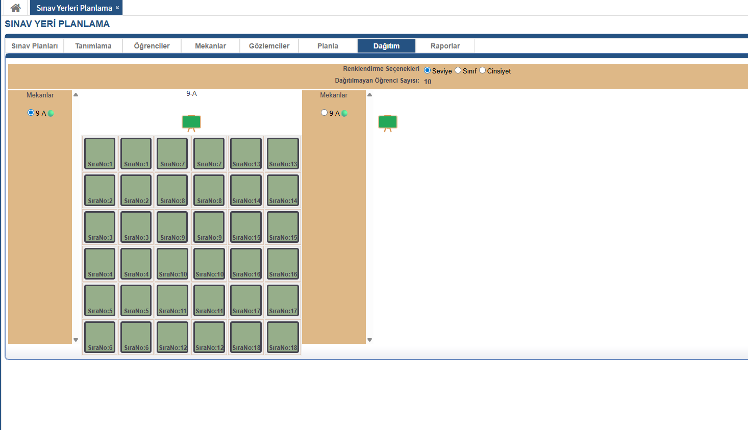 Prüfungsorte planen